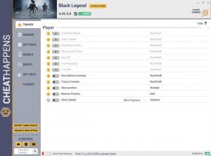 Black Legend Trainer for PC game version v4.25.3.0