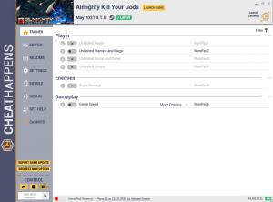 Almighty: Kill Your Gods Trainer for PC game version May 2021 0.1.5