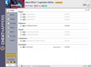 Mass Effect: Legendary Edition Trainer for PC game version v1.0