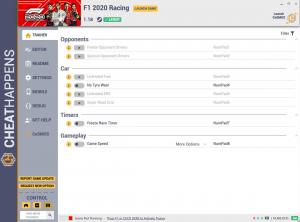 F1 2020 Trainer for PC game version v1.18