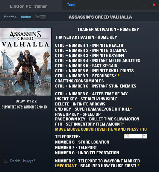 Assassin's Creed Valhalla Trainer - FearlessRevolution