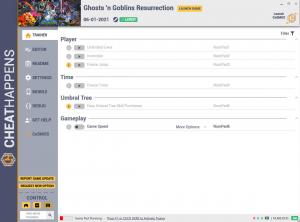 Ghosts n Goblins Resurrection Trainer for PC game version v1.0