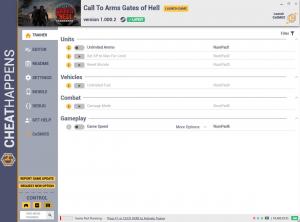 Call to Arms - Gates of Hell: Ostfront Trainer for PC game version v1.000.2