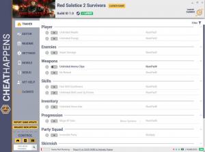 Red Solstice 2: Survivors Trainer for PC game version Build ID 1.0