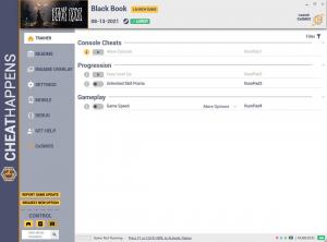 Black Book Trainer for PC game version v1.0
