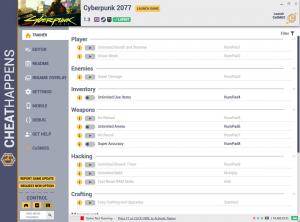 Cyberpunk 2077 Trainer for PC game version v1.3