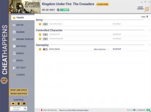 Kingdom Under Fire: The Crusaders Trainer for PC game version v08-25-2021
