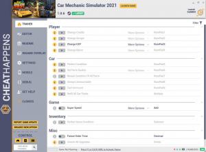 Car Mechanic Simulator 2021 Trainer for PC game version v1.0.6hf