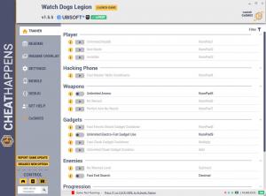 Watch Dogs: Legion Trainer for PC game version v1.5.5
