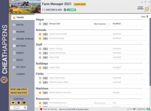 Farm Manager 2021 Trainer for PC game version v1.1.20210813.433