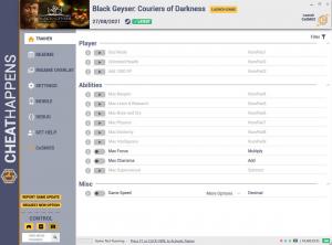 Black Geyser: Couriers of Darkness Trainer for PC game version v27.08.2021
