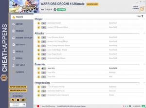 Warriors Orochi 4 Ultimate Trainer for PC game version v1.0.0.9