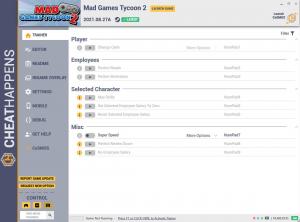 Mad Games Tycoon 2 Trainer for PC game version v2021.08.27A