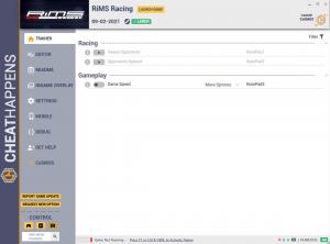 RiMS Racing Trainer for PC game version v09.02.2021