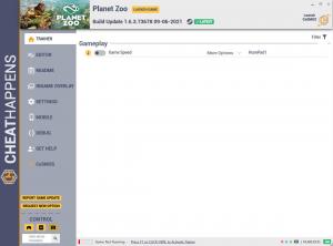 Planet Zoo Trainer for PC game version Build 1.6.3.73678 09-06-2021