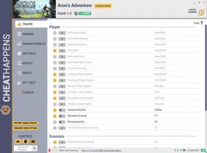 Aron's Adventure Trainer for PC game version Patch 1.3