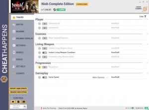 Nioh: Complete Edition Trainer for PC game version v1.24.01