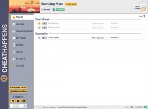 Surviving Mars Trainer for PC game version v7299998