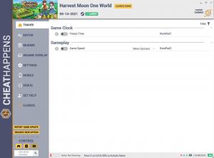 Harvest Moon: One World Trainer for PC game version v09.14.2021