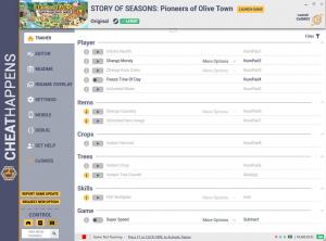 STORY OF SEASONS: Pioneers of Olive Town Trainer for PC game version v1.0