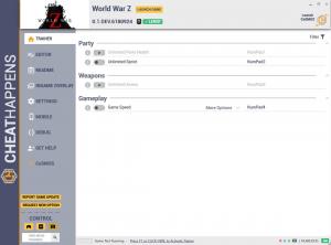 World War Z Trainer for PC game version v0.1.DEV.6408411