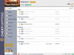 Sheltered 2 Trainer for PC game version v1.0.0