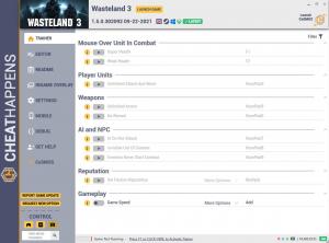 Wasteland 3 Trainer for PC game version v1.5.0.302092 09.22.2021