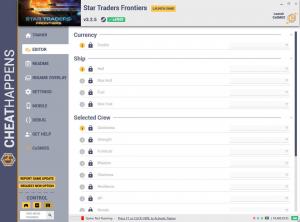 Star Traders: Frontiers Trainer for PC game version v3.2.5