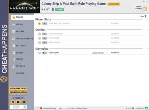 Colony Ship: A Post-Earth Role Playing Trainer for PC game version v0.8.157