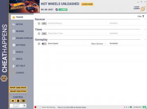 Hot Wheels Unleashed Trainer for PC game version v09.30.2021