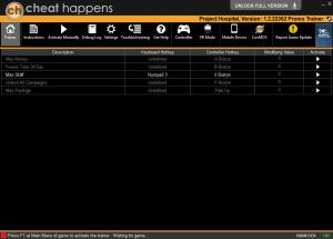 Project Hospital Trainer for PC game version v1.2.22362