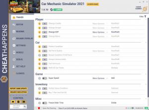 Car Mechanic Simulator 2021 Trainer for PC game version v1.0.10
