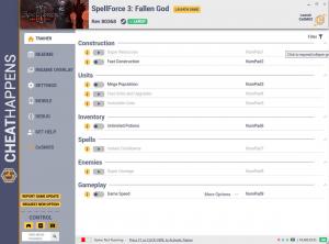 SpellForce 3: Fallen God Trainer for PC game version Rev 80368