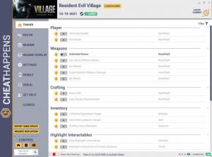 Resident Evil Village Trainer for PC game version v10.19.2021