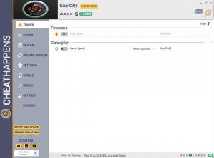GearCity Trainer for PC game version v2.0.0.0