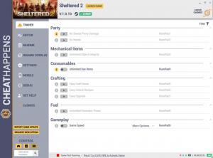 Sheltered 2 Trainer for PC game version v1.0.10