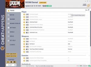 DOOM Eternal Trainer for PC game version v6.66 10.29.2021