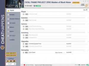 Fatal Frame: Maiden of Black Water Trainer for PC game version v10.29.2021