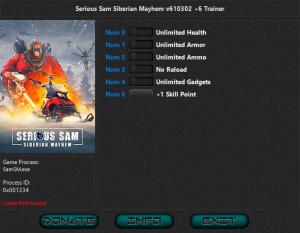 Sam: Siberian Mayhem Trainer for PC game version v610302