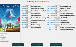 No Man's Sky Trainer for PC game version v3.91