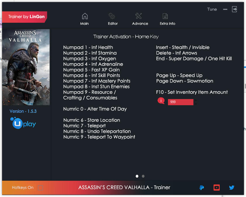 Assassin's Creed: Valhalla Trainer +19 v1.0.4 FLiNG GAME TRAINER