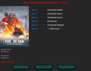 Sam: Siberian Mayhem Trainer for PC game version v620397