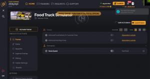 Food Truck Simulator Trainer for PC game version v3.65s