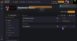 Deadwater Saloon Trainer for PC game version v1.4.3
