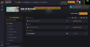 Isle of Arrows Trainer for PC game version v1.0