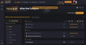 After The Collapse Trainer for PC game version v1.0.0.2707