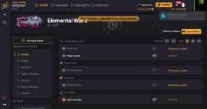 Elemental War 2 Trainer for PC game version v1.0.8
