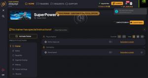 SuperPower 3 Trainer for PC game version v27642