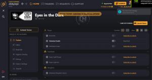 Eyes in the Dark  Trainer for PC game version GV1.1.1