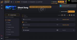 Ghost Song Trainer for PC game version v1.1.8d